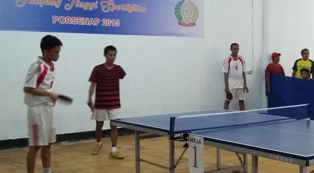 Porsenap Banten Lahirkan Juara Tenis Meja Dengan Satu Tangan