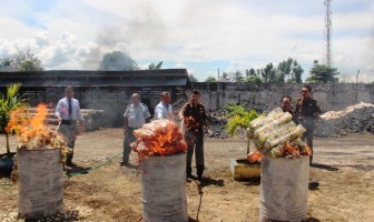 Rupbasan Banjarmasin Musnahkan Basan Dan Baran Yang Telah Inkracth