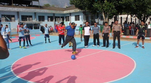 Sambut Harbapas, Lapas Sibolga Gelar Turnamen Futsal Kalapas Cup III