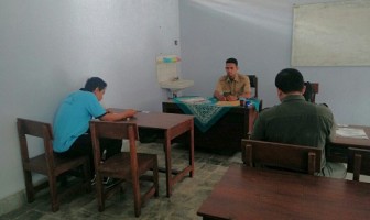 Andik Rutan Wonosari Jalani UN Hari Terakhir