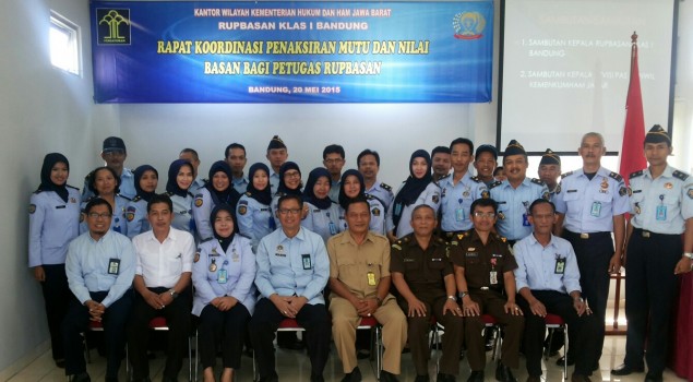 Rupbasan Bandung Gelar Rapat Koordinasi Penaksiran Nilai Dan Mutu Barang Sitaan