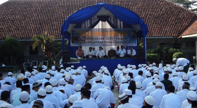 Peringati   Isra Miâ€™raj,  Lapas  Cilacap Selenggarakan  Istighosah