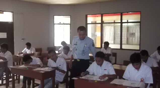 Lapas Anak Martapura Laksanakan UN di Aula Lapas