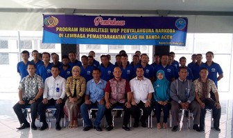 Program Rehabilitasi WBP Narkoba di Lapas Banda Aceh Resmi Dibuka