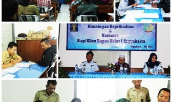 44 Klien Bapas Yogja Ikuti Kegiatan Kepribadian dan Narkotest