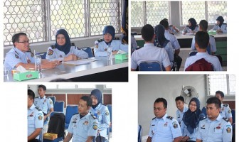 Lapas Pangkalpinang Sambut Tim Monev Ditjen PAS