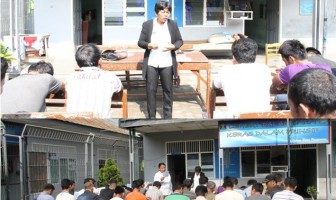 Seksi Urusan Agama Kristen Laksanakan Pembinaan di Rutan Samosir