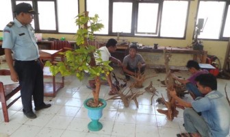 Terampil Membuat Mebel dan Bonsai Meski di Dalam Rutan