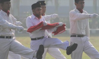 Umar Patek Jadi Pengibar Bendera Hari Kebangkitan Nasional