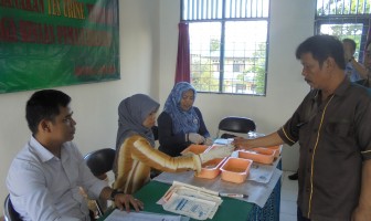 Lapas Amuntai gandeng BNNK Balangan tes urine 39 petugas dan 111 WBP