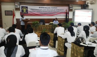 Tingkatkan Pengetahuan, UPT Kanwil Kemenkumham Banten Ikuti Bimtek