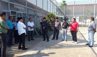 Tinjau Situasi Ramadhan, Lapas Muara Enim Sambut Kedatangan Bupati