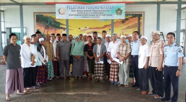 Pelatihan Fardhu Kifayah bagi WBP Lapas Pontianak