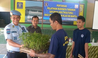 WBP Rutan Bantul Dilatih Budidaya Holtikultura