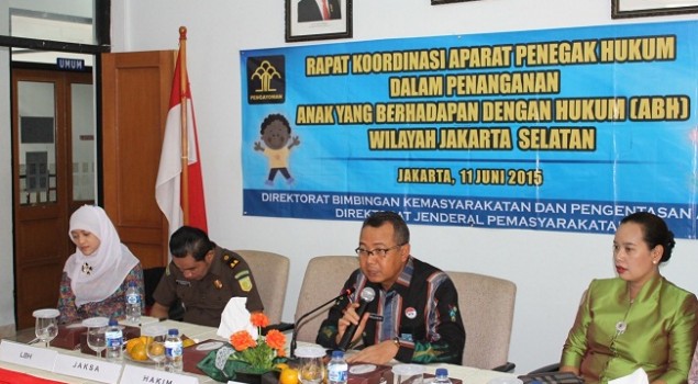 Bapas Jaksel Tuan Rumah Rakor Penanganan ABH