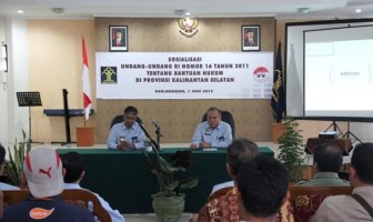 Plt. Dirjen PAS Buka Sosialisasi Bankum Kanwil Kalsel