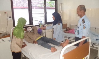 Bapas Wonosari Peduli Klien yang Sakit