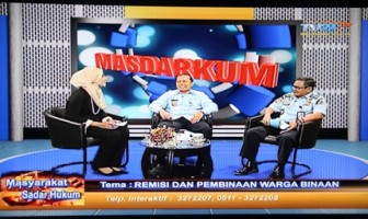 Kadiv PAS Kalsel & Kalapas Banjarmasin Bahas Remisi di TVRI