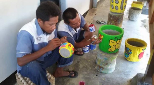 Lapas Nabire Kebanjiran Order Pot Bunga