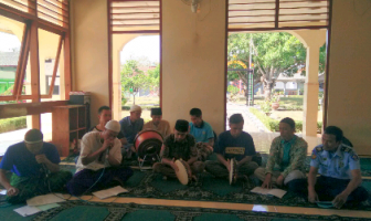 Grup Hadrah Rutan Wonosari Terus Berlatih Jelang Lebaran