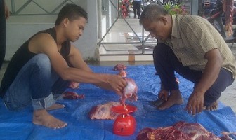 Rutan Jantho Laksanakan Tradisi Meugang Jelang Lebaran