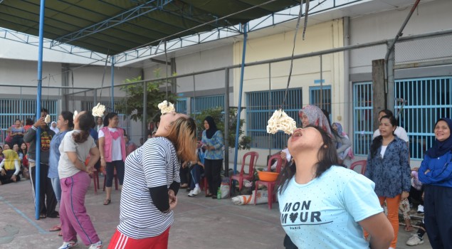 Semarak Perlombaan HUT RI ke-70 di Lapas Wanita Palembang