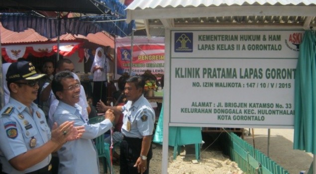 Klinik Pratama Lapas Gorontalo Resmi Berdiri