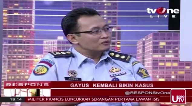 GAYUS KEMBALI BIKIN KASUS - RESPONS TV ONE 27 September 2015