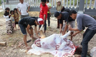 Peringati Idul Adha, Rupbasan Kendari Berkurban Satu Sapi