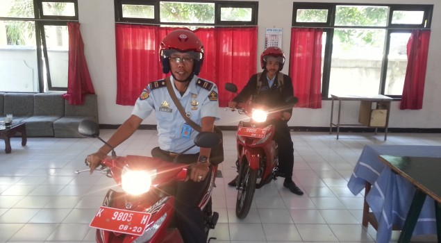 Penunjang Tugas, Pos Bapas Pati & Rembang Dapat Motor Dinas