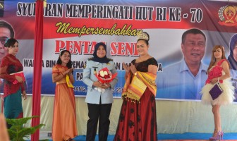 Pentas Seni LPW Palembang Tampilkan Fashion Show WBP
