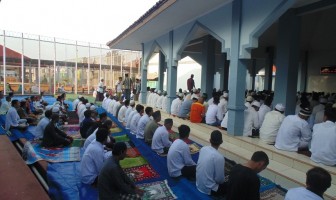 Takbir Idul Adha Berkumandang di Lapas Warungkiara