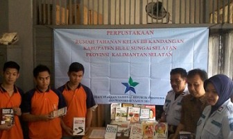 Perpustakaan Rutan Kandangan Dapat 1.000 Buku Baru