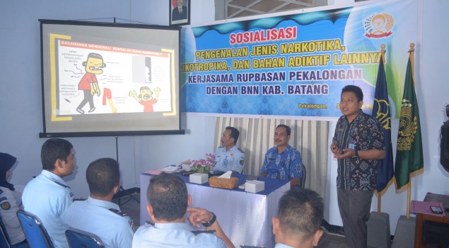 Rupbasan Pekalongan Adakan Sosialisasi Pengenalan Narkoba