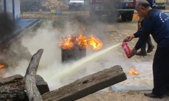 Ada Si Jago Merah di depan Gudang Berharga Rupbasan Banjarmasin