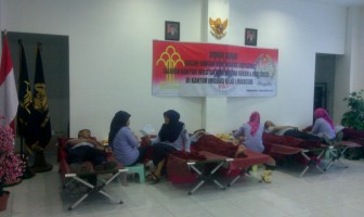 Peringati HDKD, 10 Pegawai Lapas Narkotika Sungguminasa ikuti Aksi Donor Darah