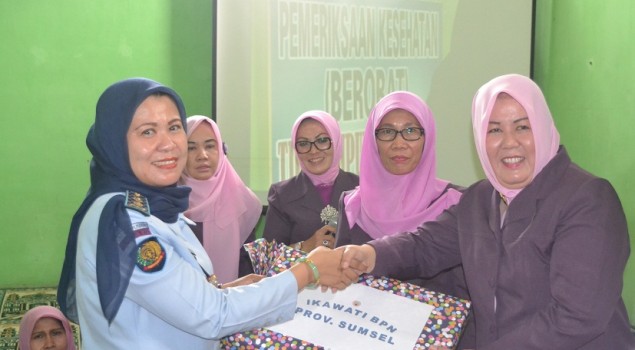 Lapas Wanita Palembang Terima Kunjungan IKAWATI BPN Sumsel