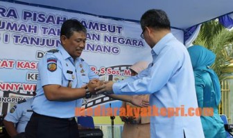 Pisah Sambut Kepala Rutan Kelas I Tanjungpinang Penuh Haru