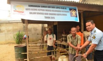 Lapas Kayu Agung Berikan Bantuan Sumur Bor