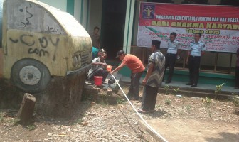 Rutan Pagaralam Beri Bantuan Sumur Bor untuk Masjid Taqwa