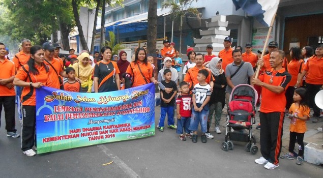 Minggu Pagi, Lapas Bojonegoro Adakan Jalan Sehat