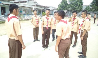 Kepramukaan di Lapas Pangkalpinang Pancing Kreativitas WBP