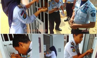 Serunya Lomba Buka Tutup Kunci Sel di Lapas Warungkiara