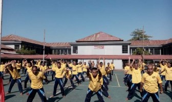 Residen TC Lapas Narkotika Sungguminasa Rutin Olahraga Bersama