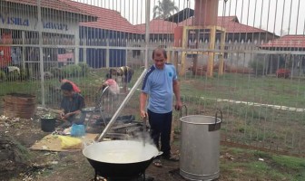 Rutan Marabahan Tradisikan Pembuatan Bubur Asyura
