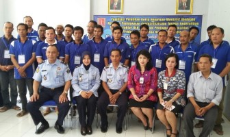 Gandeng Disnakertrans, Lapas Semarang Fasilitasi Pelatihan Menjahit