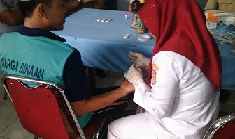 Pemeriksaan Kesehatan di Lapas Sarolangun