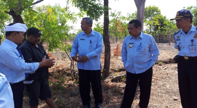 Kanwil Bali Tinjau Lokasi Bantuan Sumur Bor