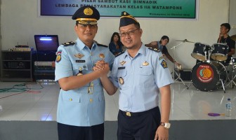 Penuh Haru, Pisah Sambut Pejabat di Lapas Watampone