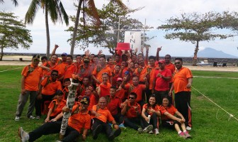 Pupuk Kekompakan, Lapas Bitung Hebohkan Pantai Tateli